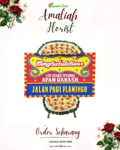 Bunga Papan Congratulation di Takokak